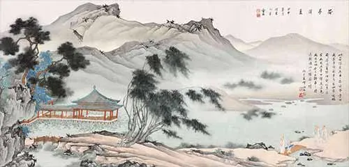 Tranh truyền thống Thủy mặc Trung Quốc của họa sĩ Bai Xue Shi